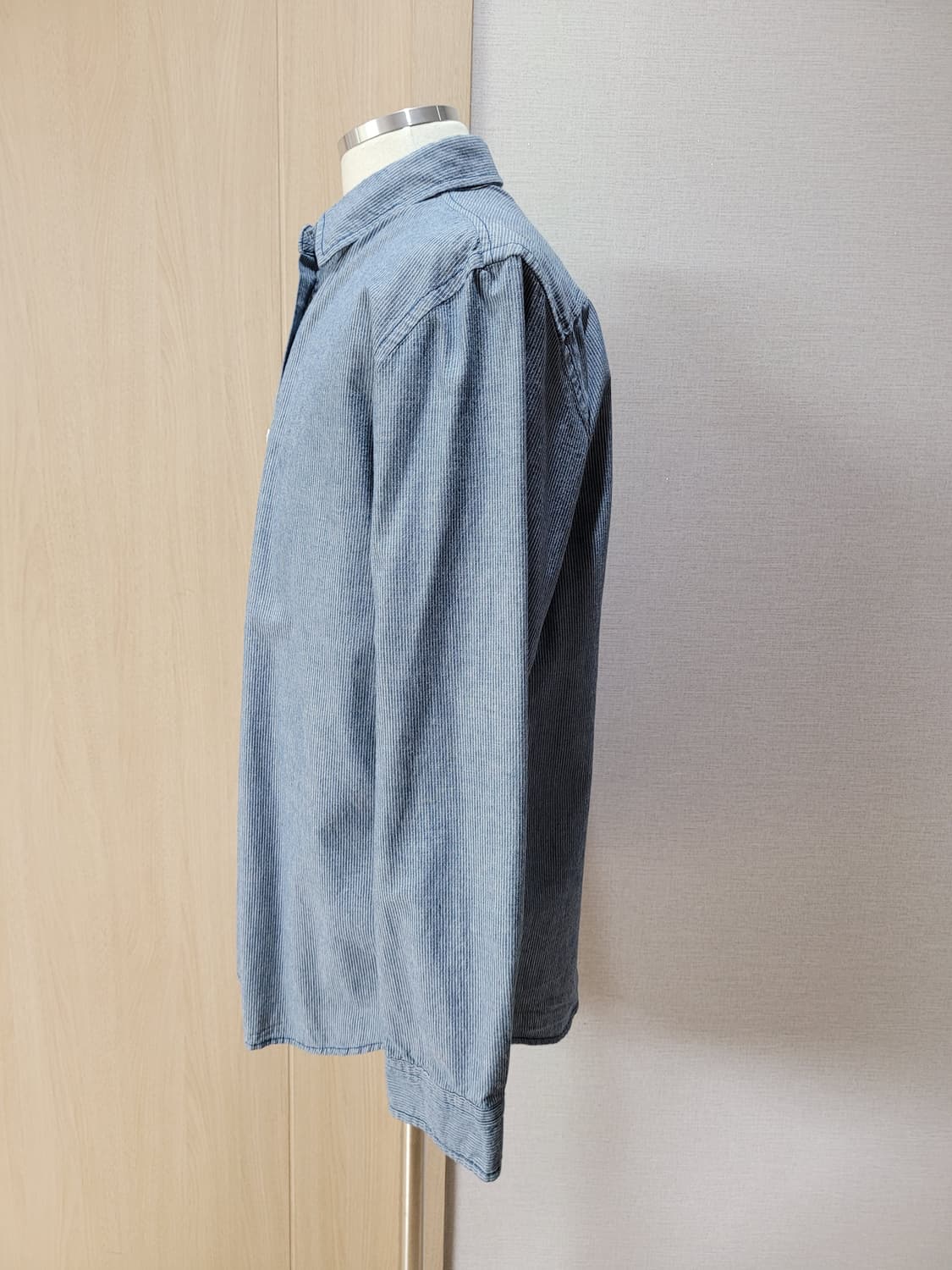 행텐 Hangten 남자 스트라이프 셔츠 105 라이트블루 상품이미지5