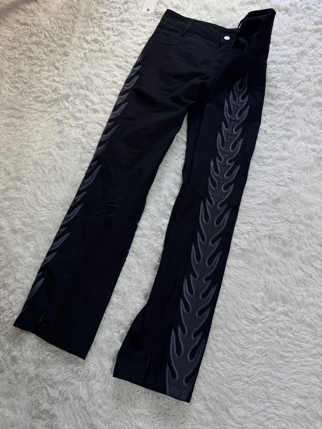 M.P.Q (엠피큐) 플레임 필라 디바이디드 데님 팬츠 상품이미지1