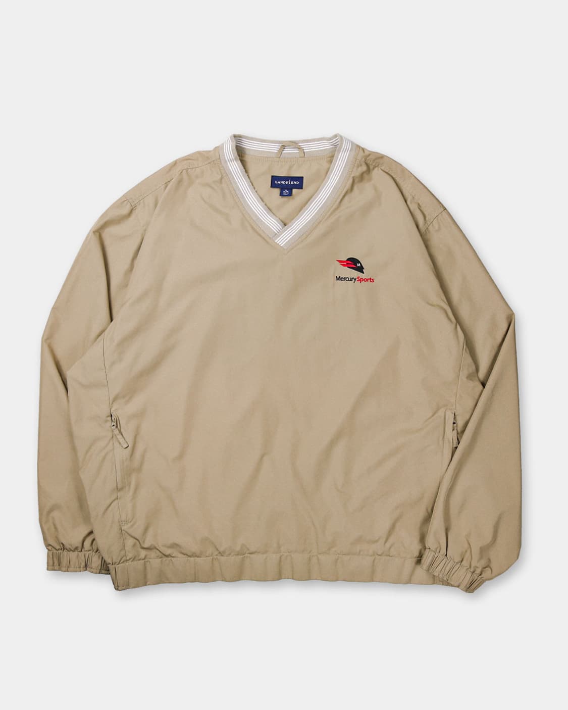 LAND'S END Mercury Mesh V-neck Pullover 상품이미지1