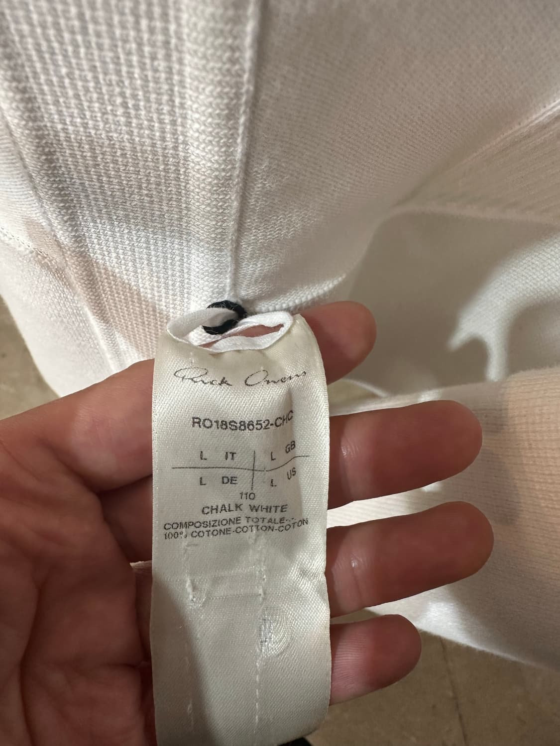 릭오웬스 18SS 후드 니트 자켓 (RO18S8652-CHC) 상품이미지4