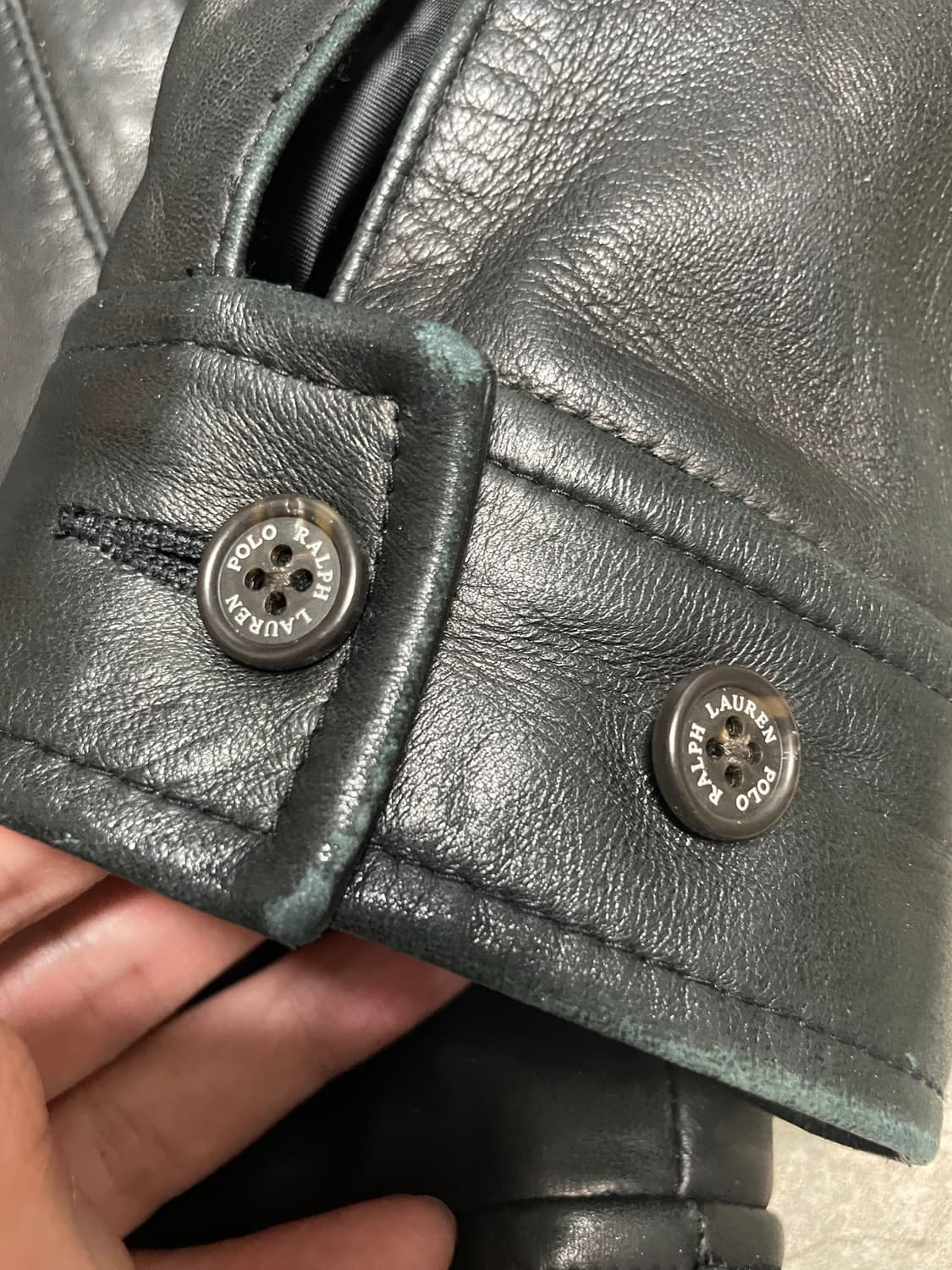 빈티지 폴로 맥스웰 레더 자켓 가죽 자켓 상품이미지5