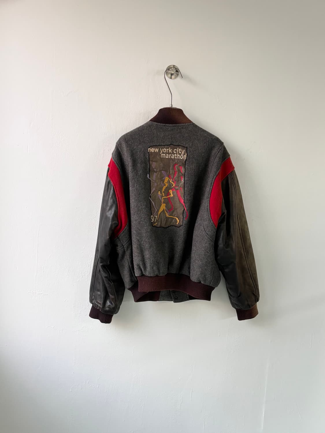 1997년 뉴욕 시티 마라톤 바시티 재킷 상품이미지8