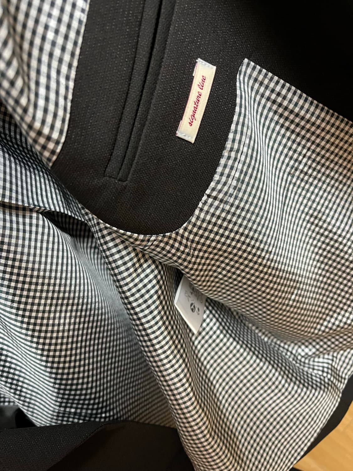 오헤시오 도트 라운드 카라 자켓 블랙 상품이미지6