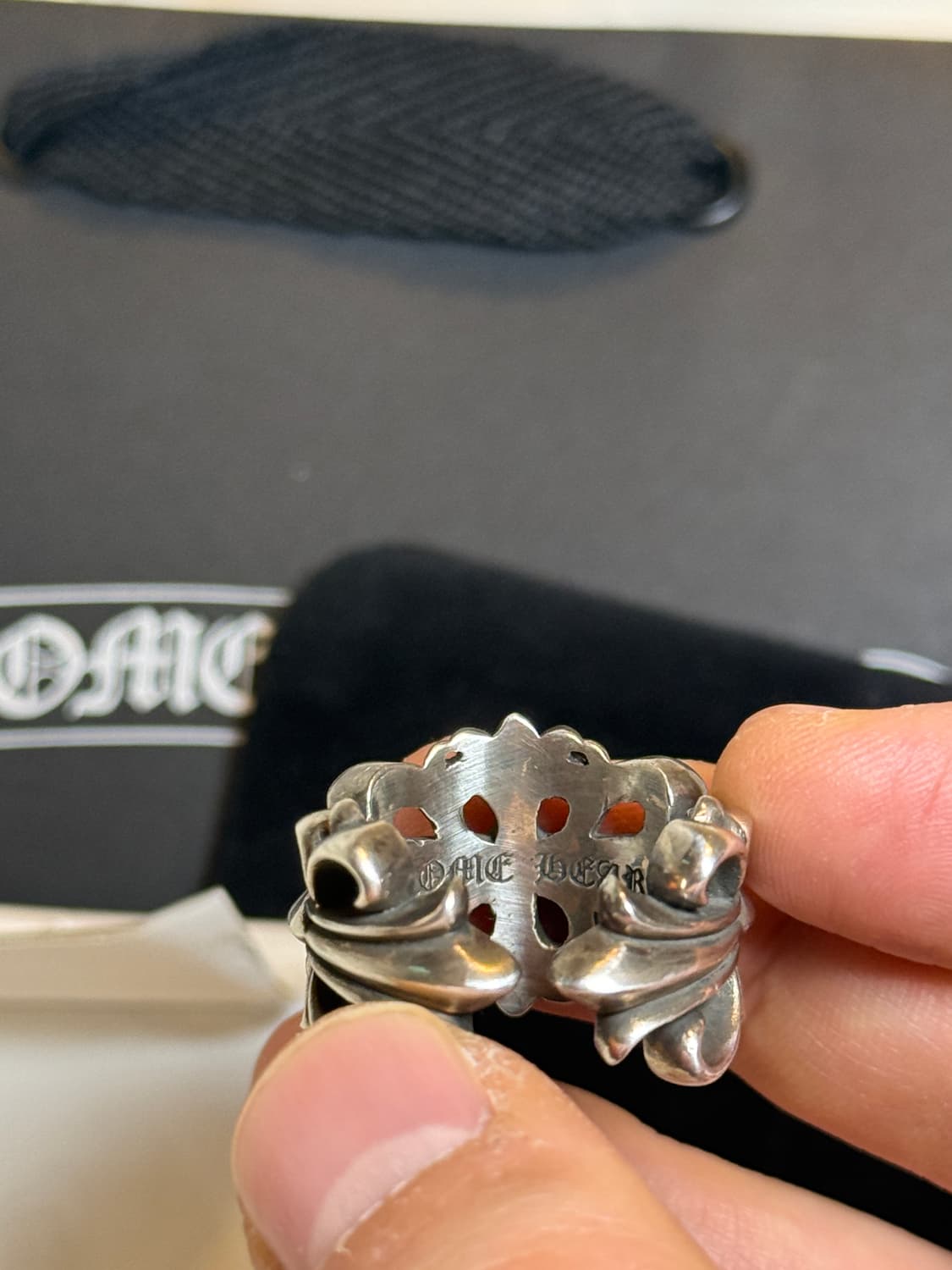 크롬하츠 더블 플로랄링 us9 상품이미지7