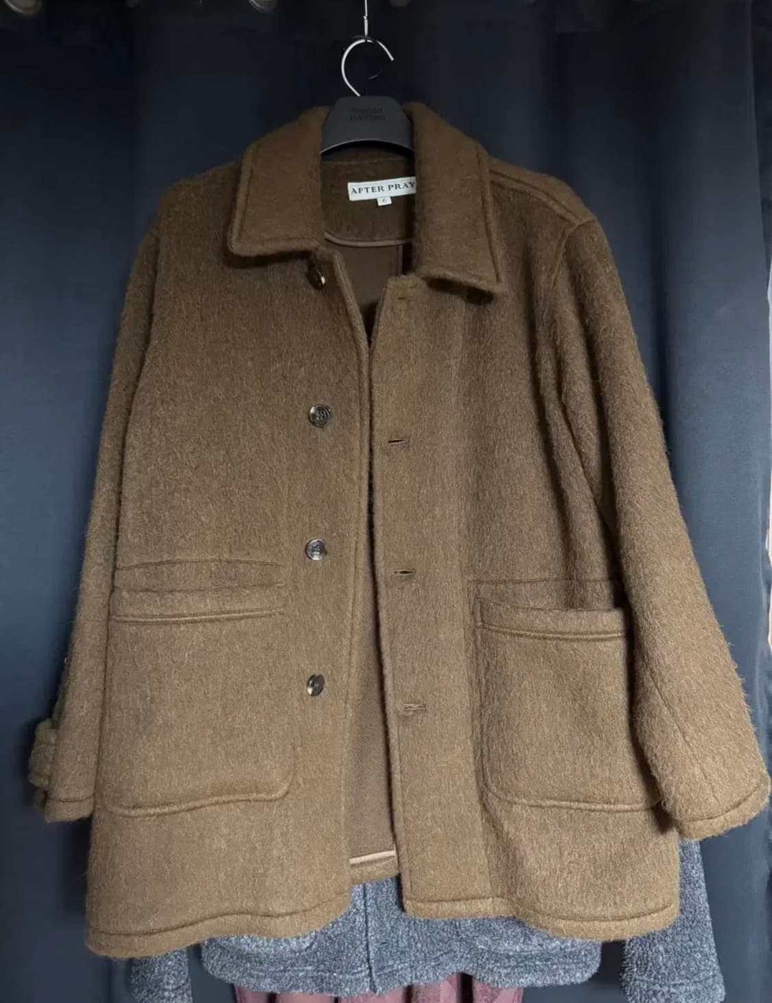 애프터프레이 알파카 미드코트 L사이즈 상품이미지2