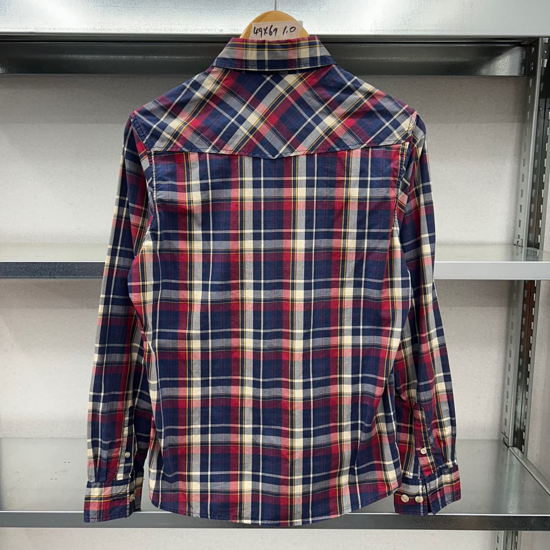 (WOMEN M)디키즈 체크셔츠-Y320 상품이미지7