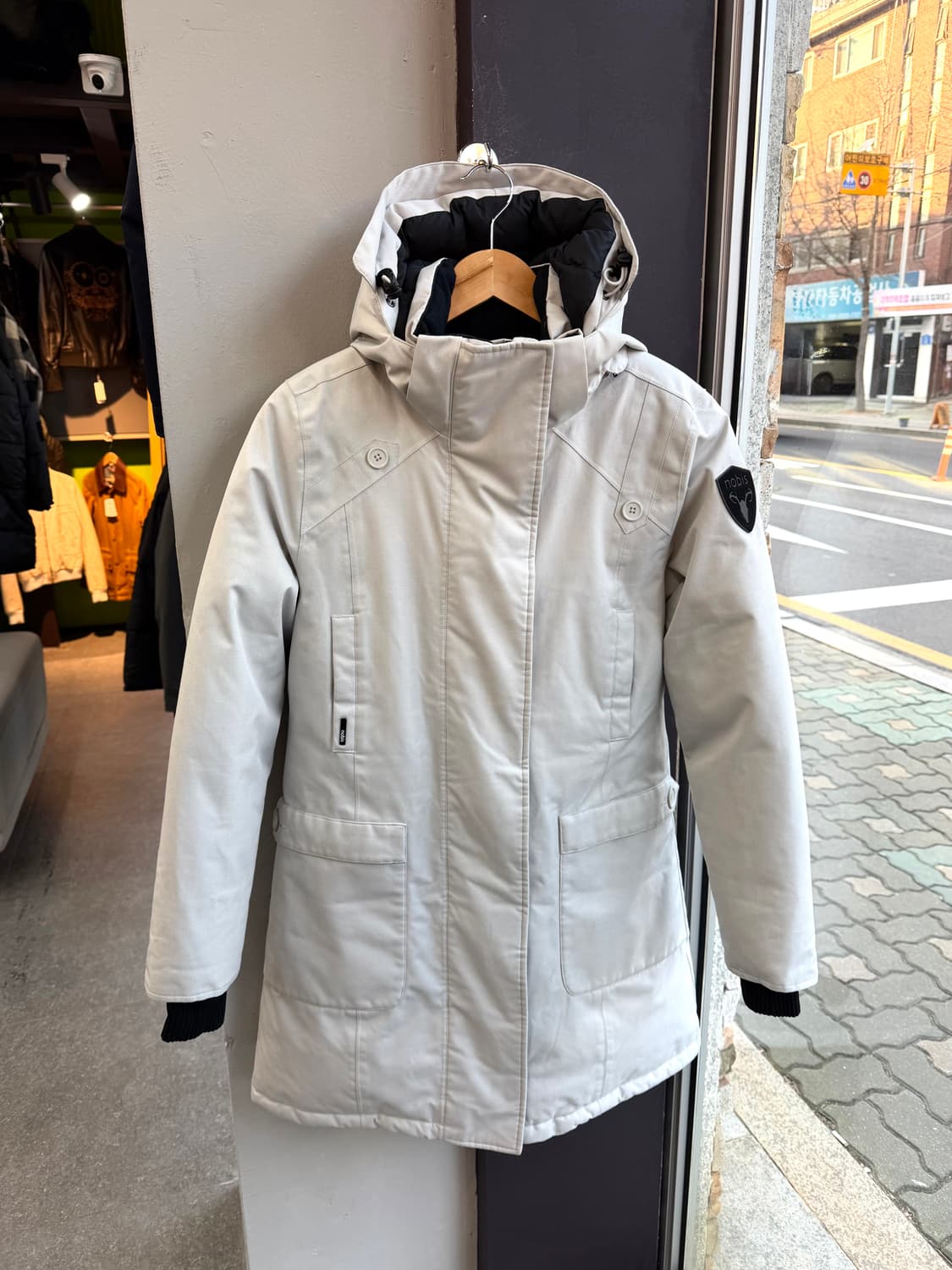 S/ 노비스 메리데스 다운 후디드 패딩점퍼 상품이미지2