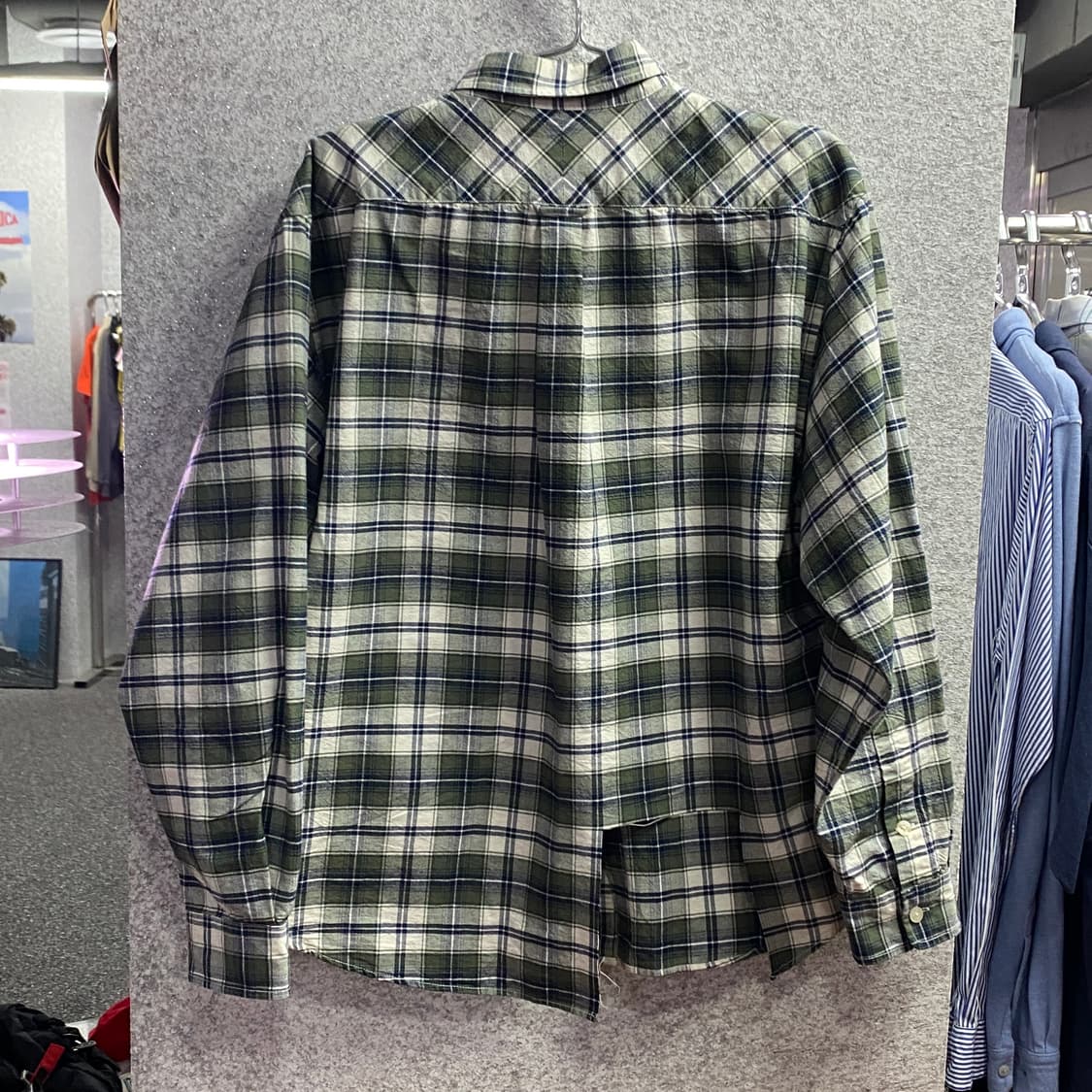 디스이즈네버댓 체크패턴 셔츠 B4042 상품이미지4