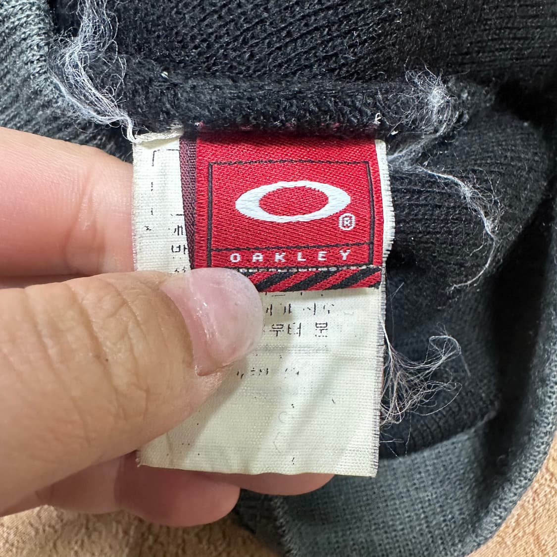 ✨ (바배) 오클리 빈티지 아이콘 블랙 비니 모자  상품이미지3