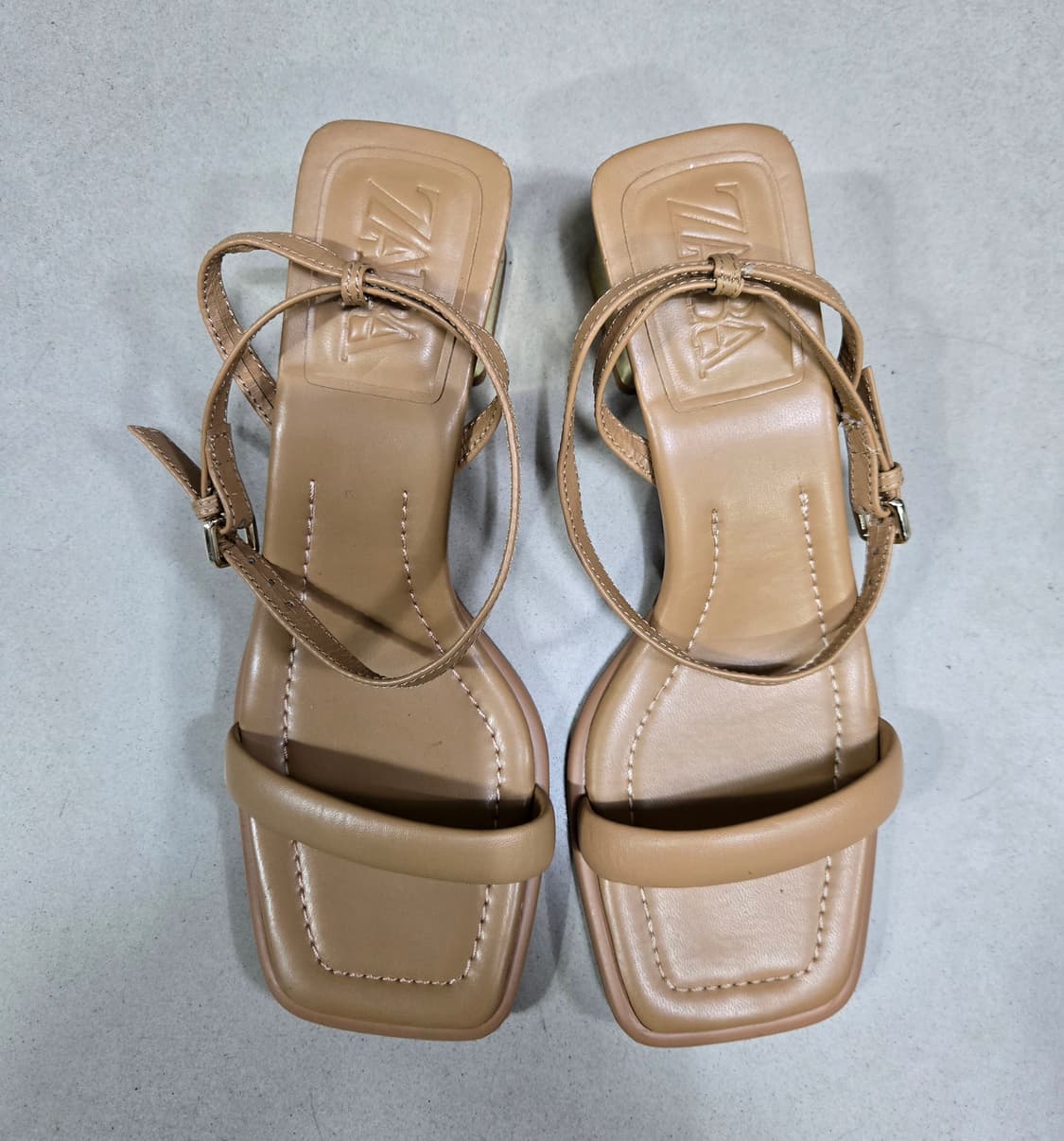 거의새것/ 자라 스트랩 샌들 230mm 상품이미지2