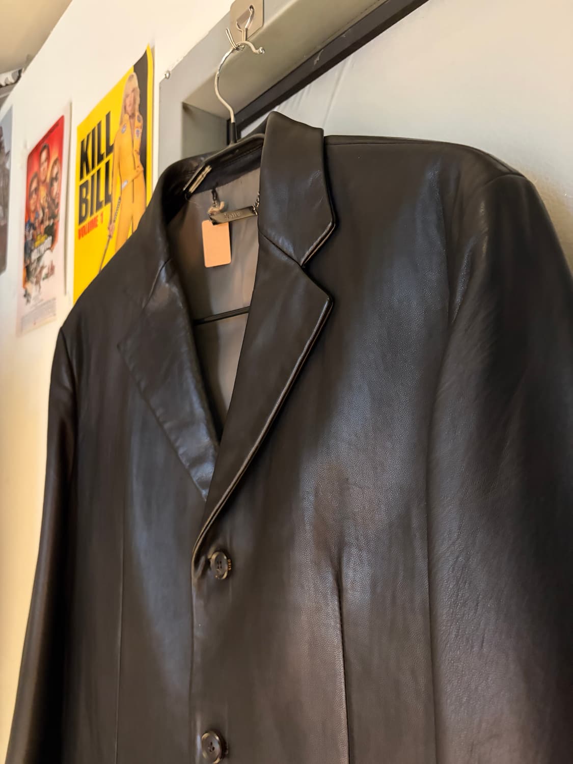 SIEG 지이크 양가죽 레더 블레이저 상품이미지2