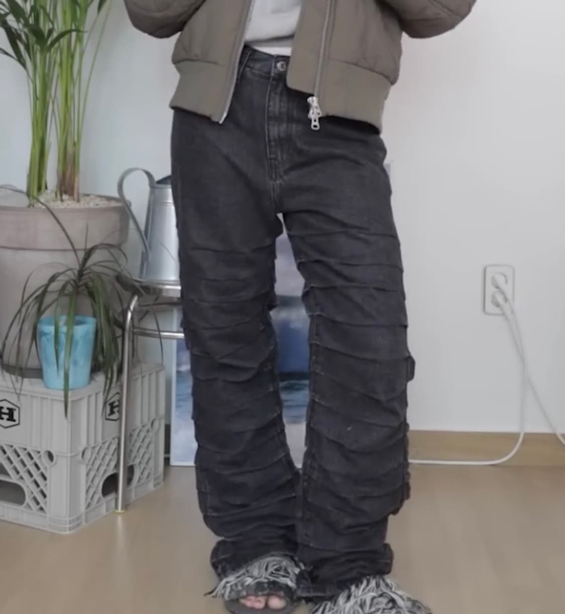 노매뉴얼 t.w denim pants 상품이미지1