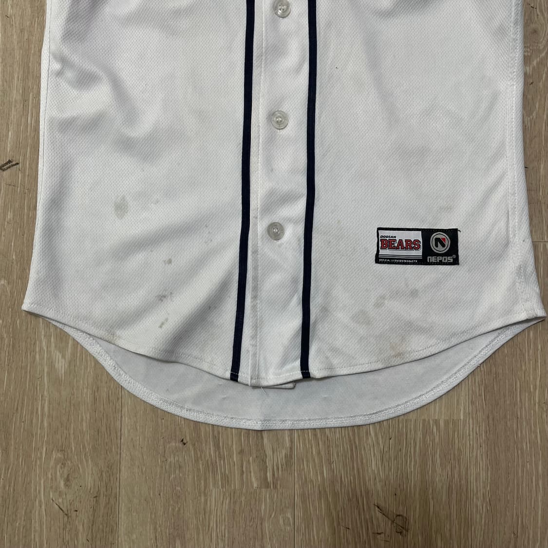 네포스 두산베어스 홈 야구 유니폼 져지 키즈 9세 상품이미지9