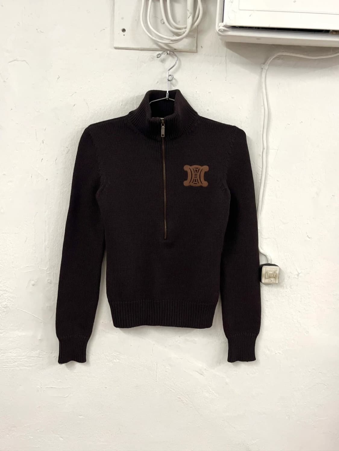 셀린느 피비파일로 니트 하프 집업 상품이미지2