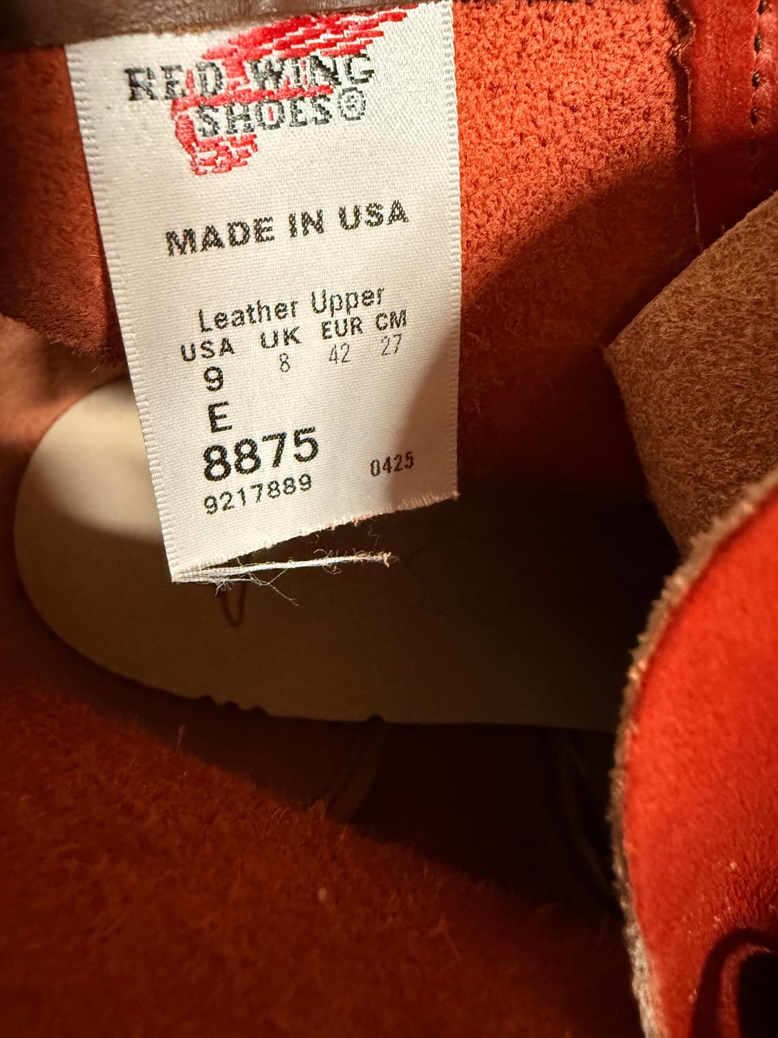 [270] 레드윙 목토 8875E 팔아요 상품이미지5