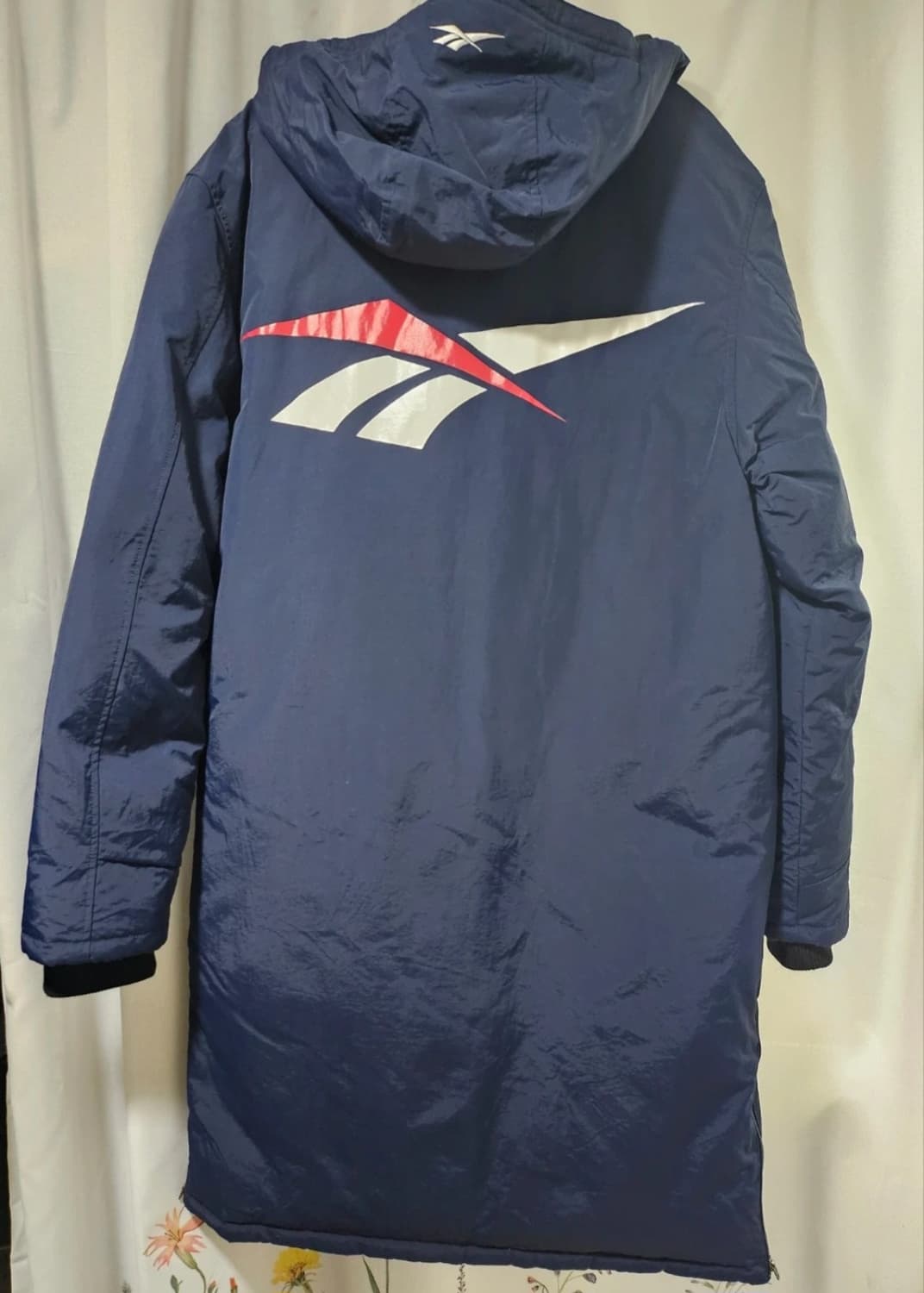 리복 클래식 벡터 롱패딩 네이비 L(100) 상품이미지1