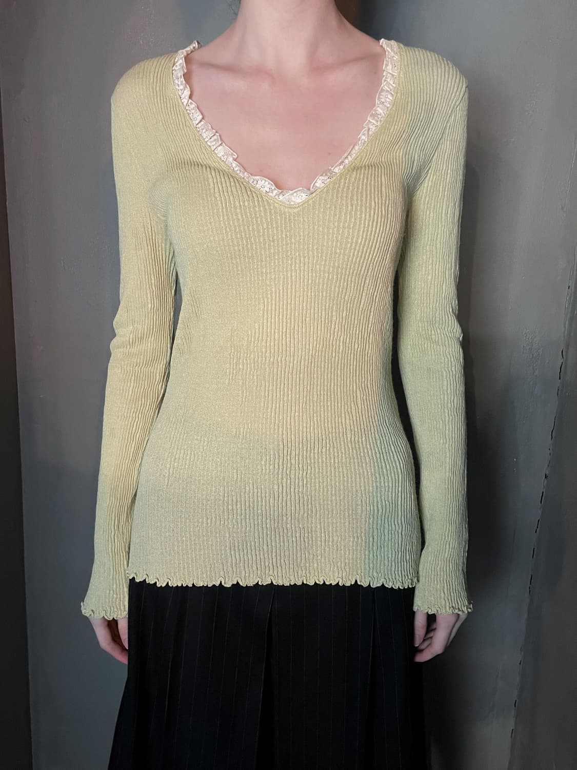 발렌티노 플리츠 니트 상품이미지1