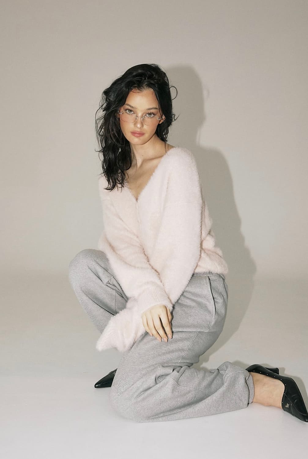 쓰리타임즈 메리 니트 가디건 상품이미지3