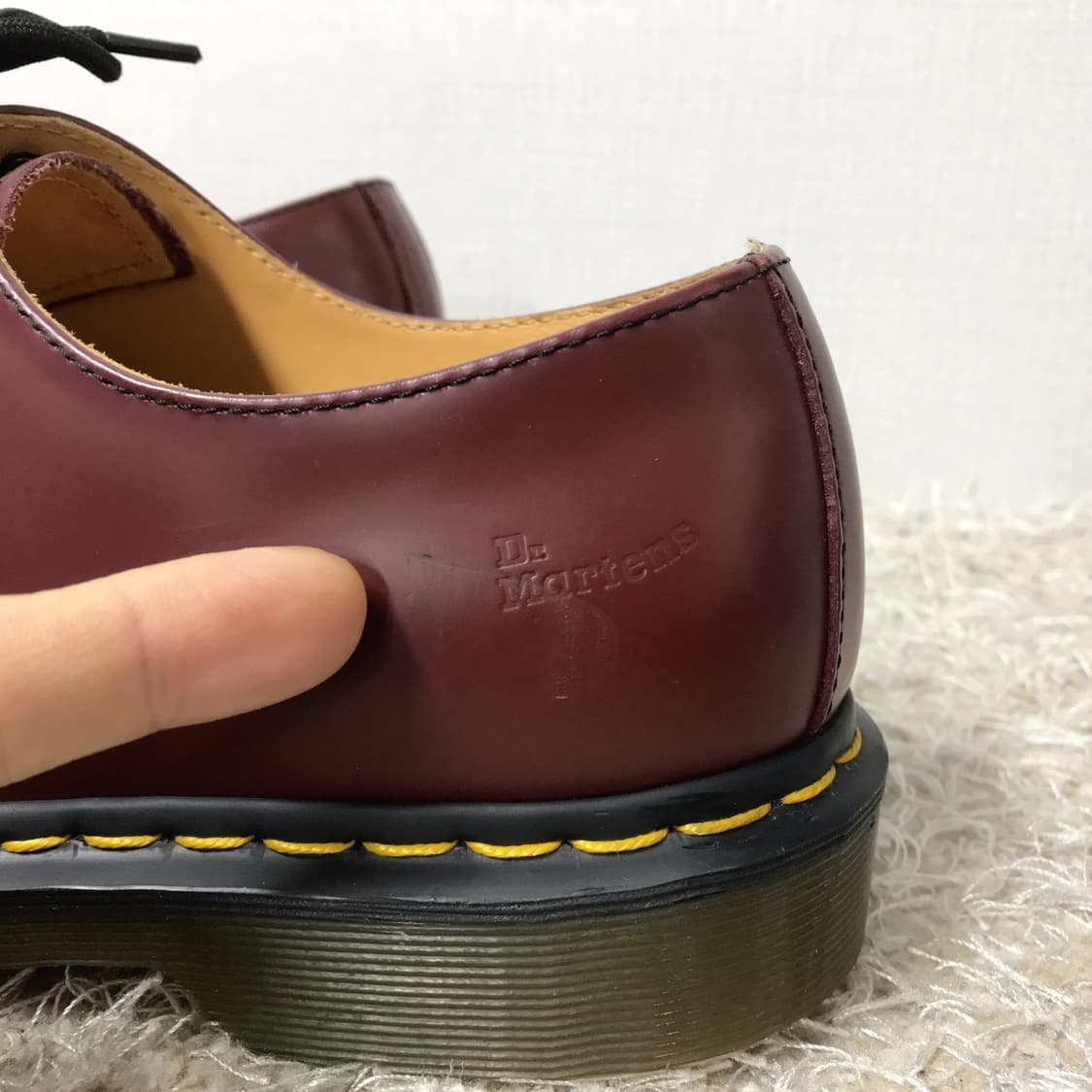 닥터마틴 체리색 3홀 워커 남성270 상품이미지7