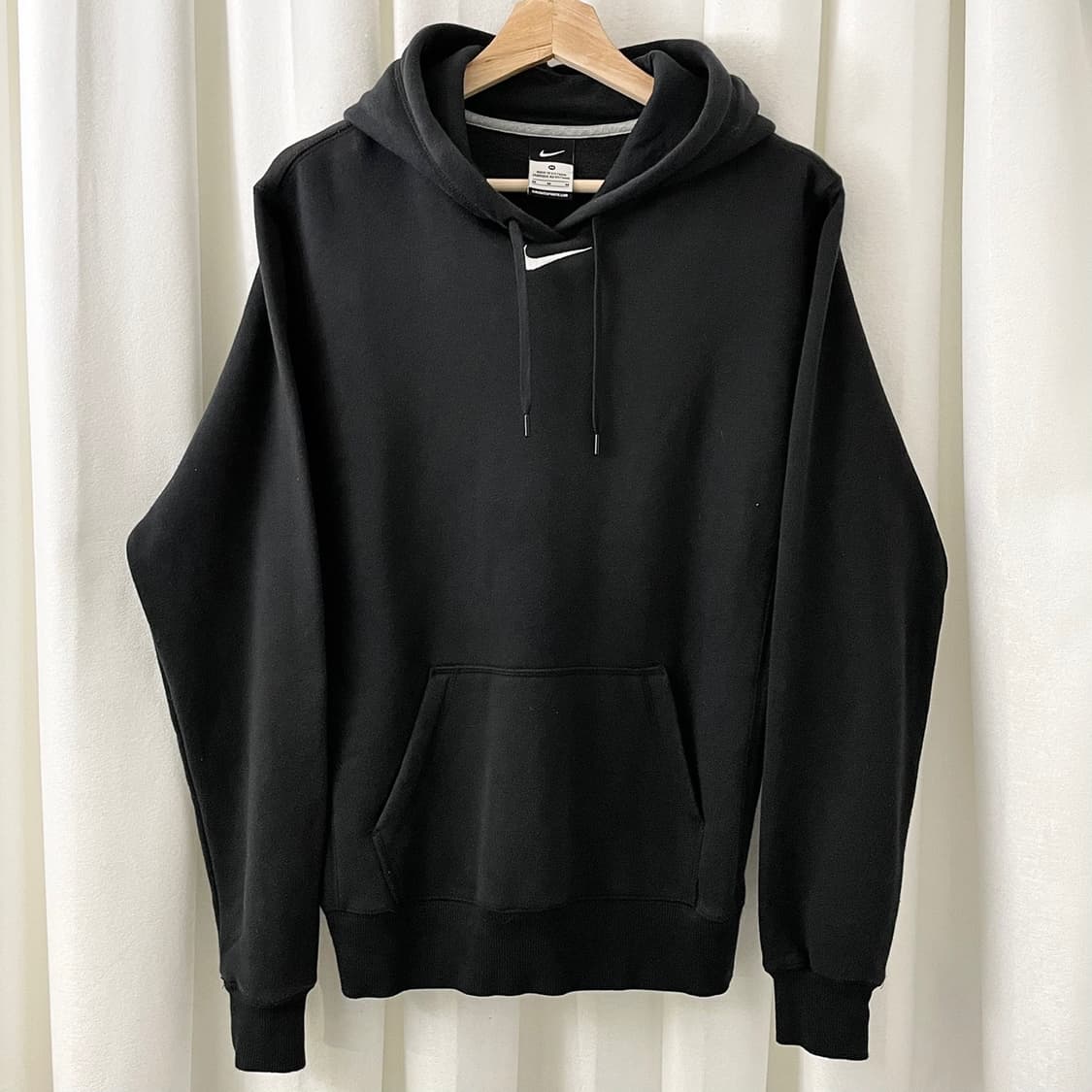 나이키 블랙 미들스우시 후드 상품이미지2
