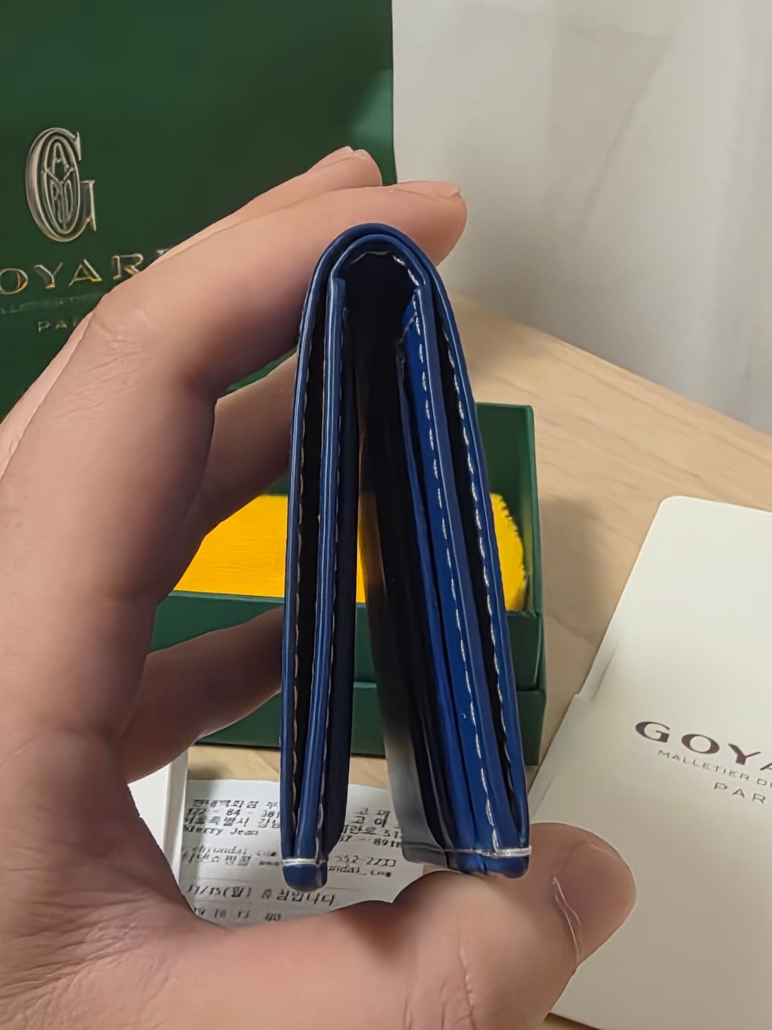 [ 풀구성 ] 고야드 생피에르 오거나이저 카드 지갑 백화점판 상품이미지6