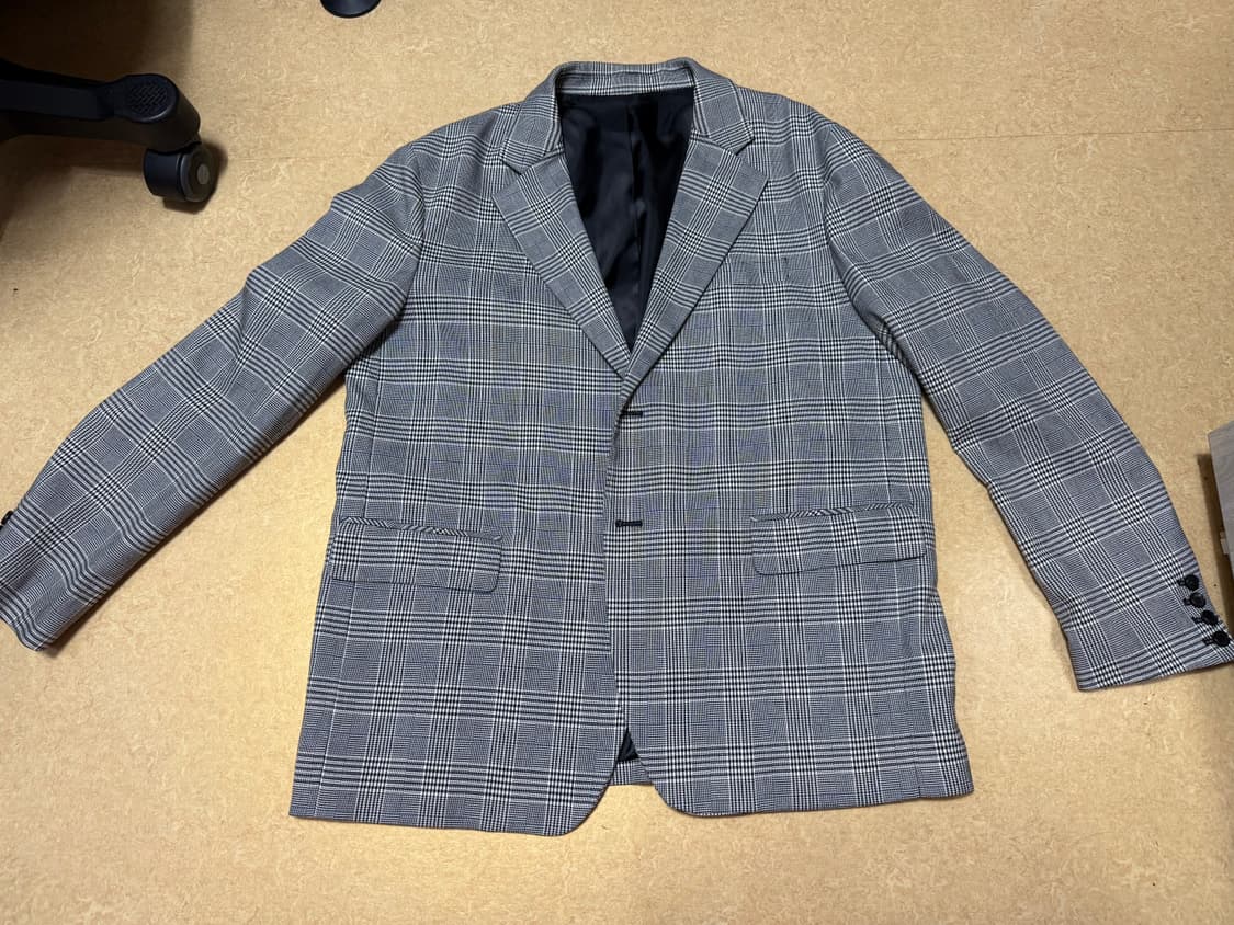 스파오 체크패턴 블레이저 상품이미지1