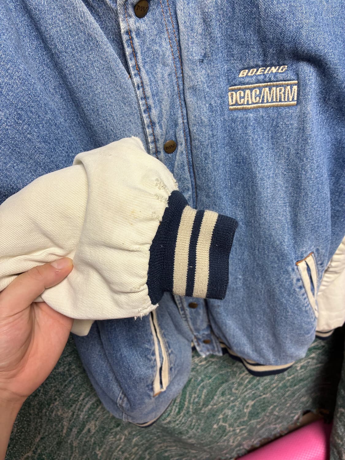 Vintage 데님 비시티 자켓 상품이미지6