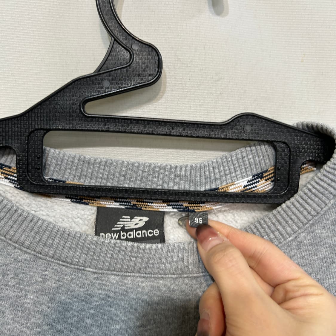 뉴발란스 남성 기모 맨투맨 95 상품이미지2