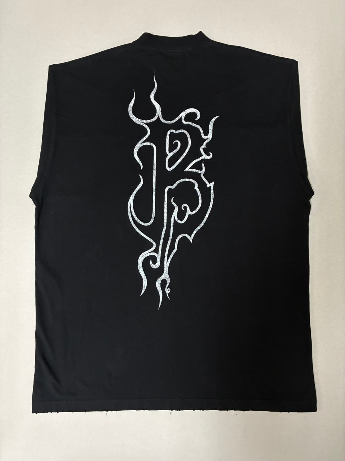 발렌시아가 다크웨이브 오버사이즈 티셔츠 블랙 2사이즈 상품이미지7