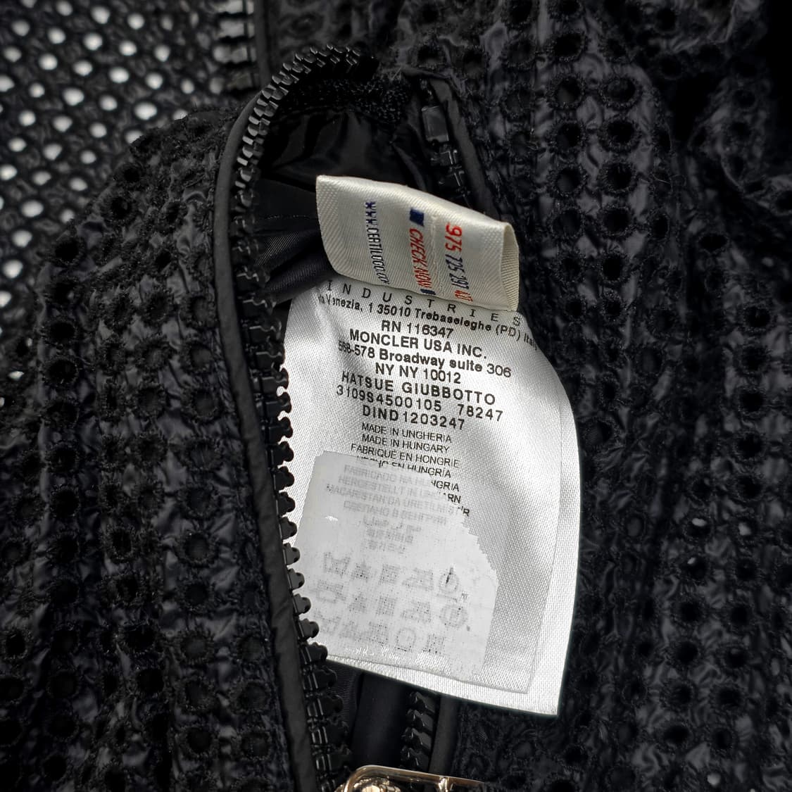 몽클레어 여성 메쉬 집업 자켓 상품이미지6