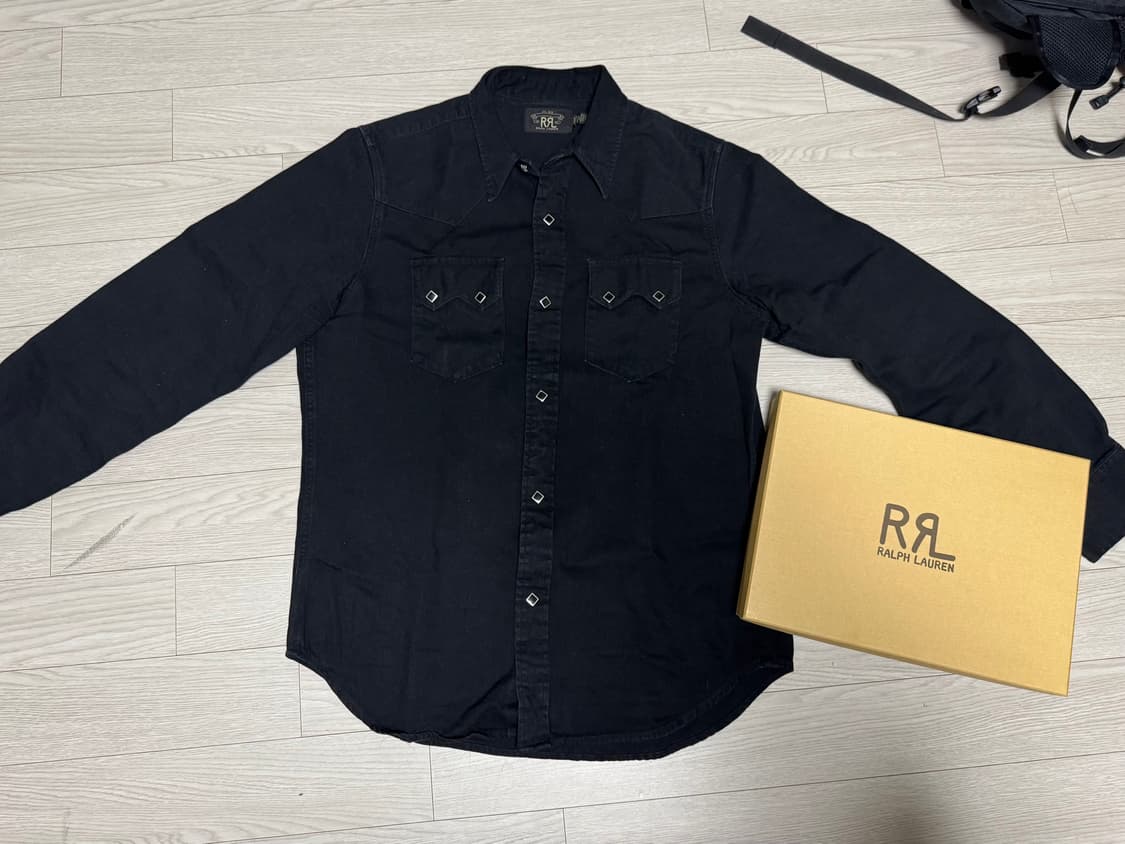 RRL 슬림핏 데님 웨스턴 셔츠 L 상품이미지2