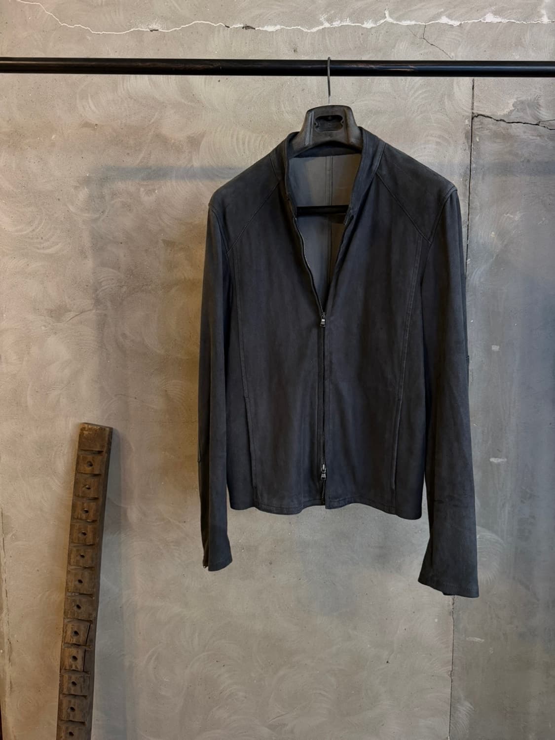 DROMe 스웨이드 싱글 라이더 자켓 100~105 상품이미지3