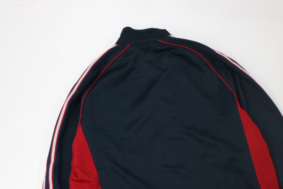 아디다스 빈티지 클라이마라이트 네이비 레드 배색 트랙탑 (M) 상품이미지8