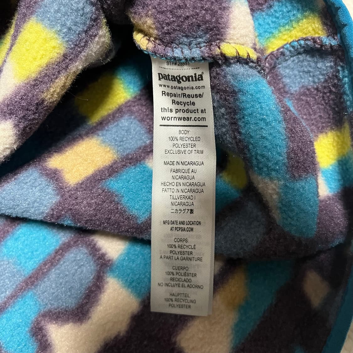 파타고니아 신칠라 피츠로이 패치워크/비레이 블루 상품이미지4