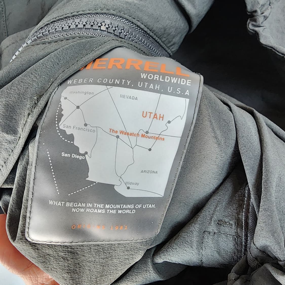 머렐 후드 바람막이 자켓 블랙 상품이미지7