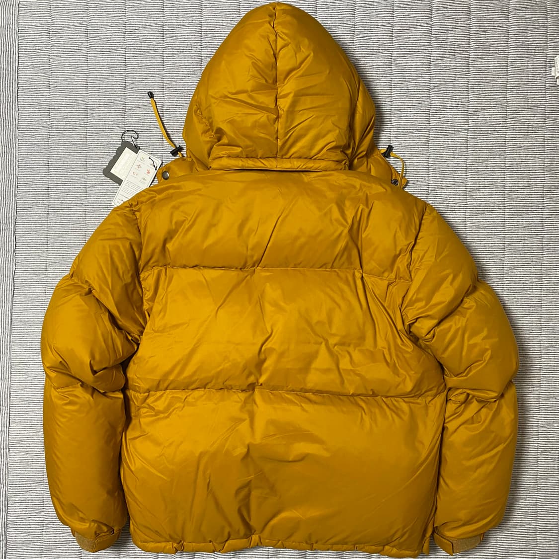 예스아이씨 다운 자켓 패딩 파카 옐로우 L yeseyesee 상품이미지3