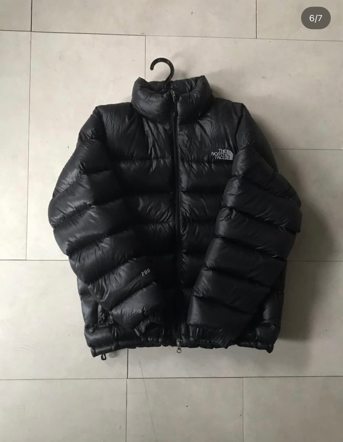 노스페이스 700 구스다운 패딩 블랙 상품이미지2