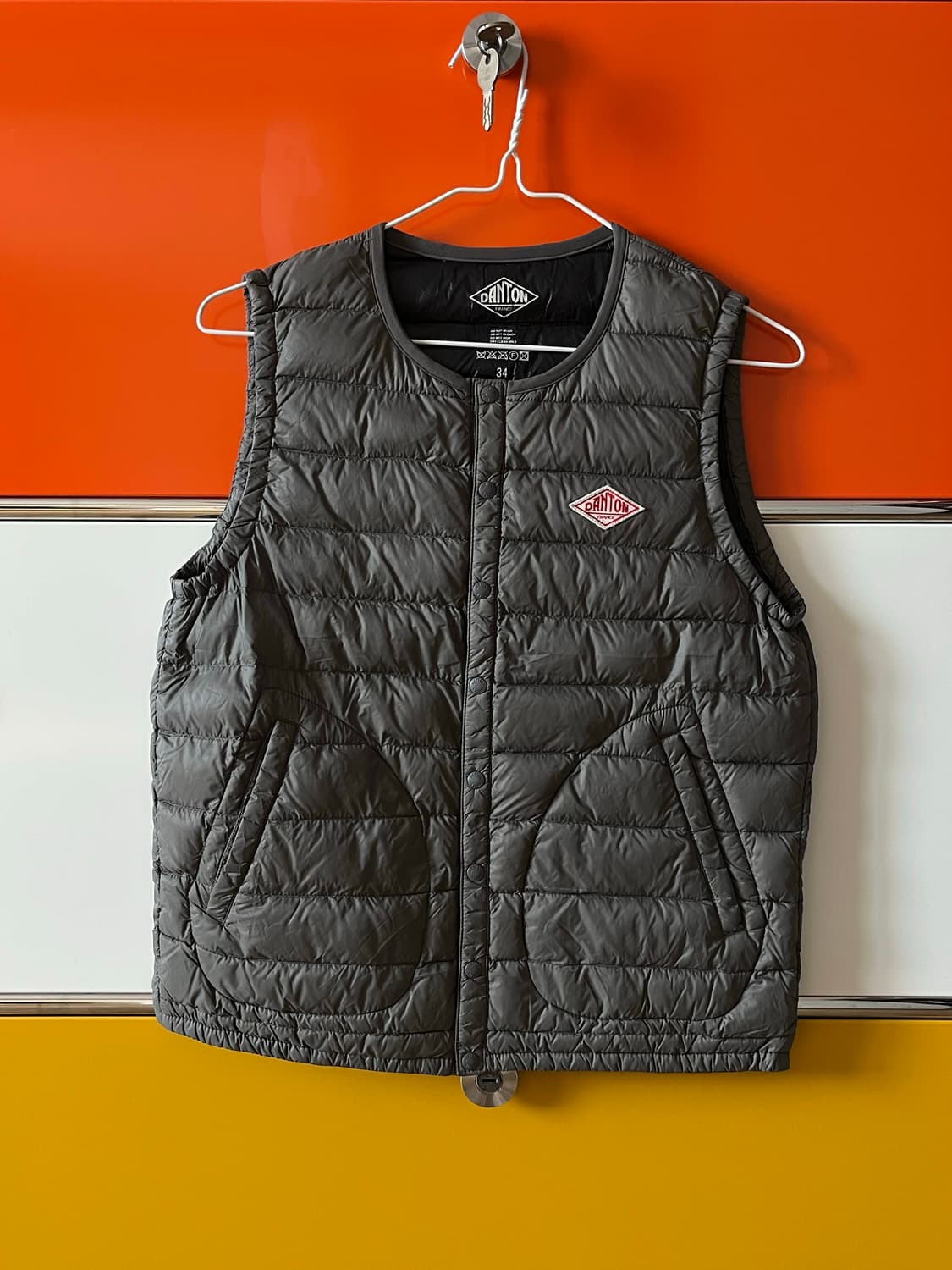 단톤 패딩조끼 34사이즈 상품이미지1