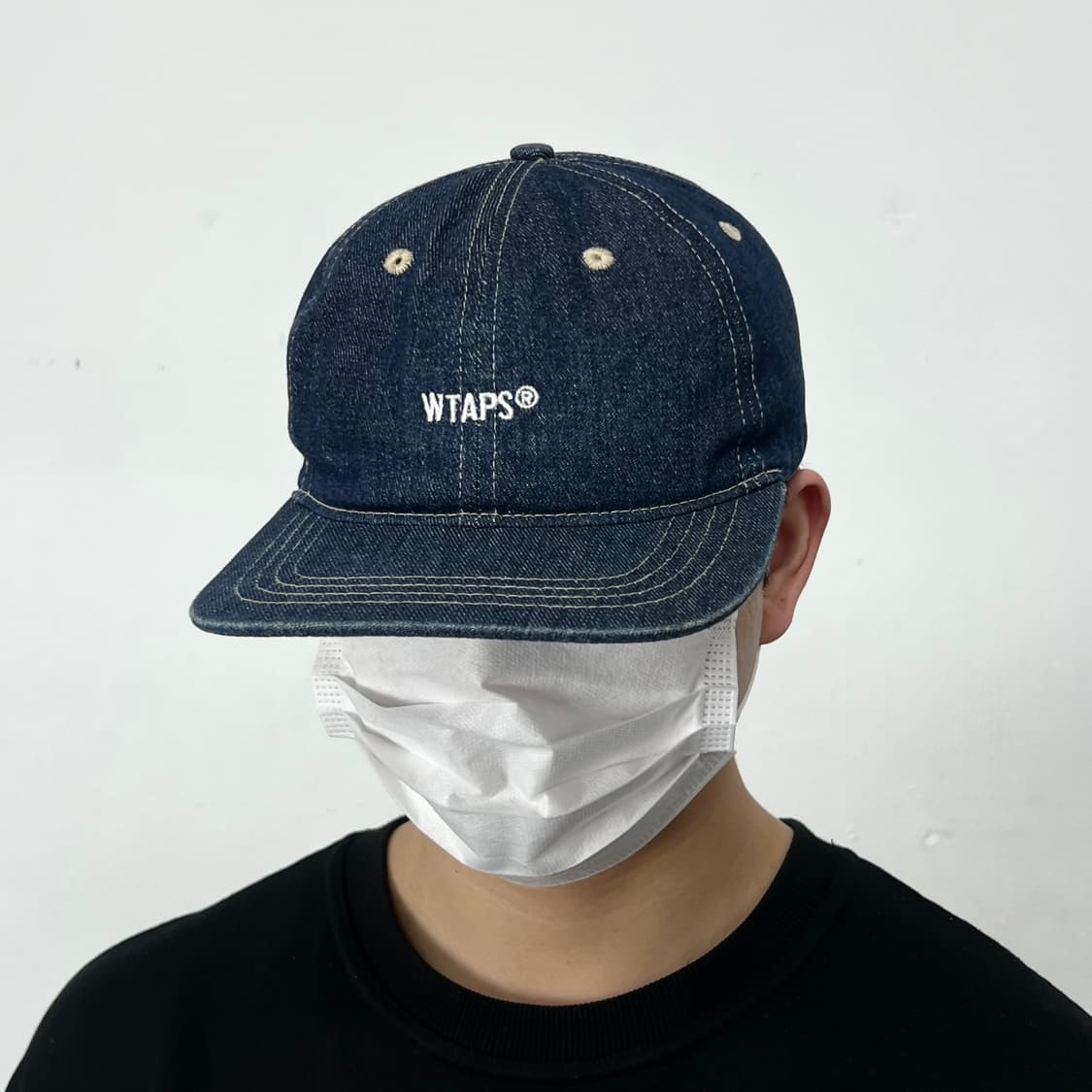 더블탭스 T-6H 인디고 데님 캡 상품이미지2