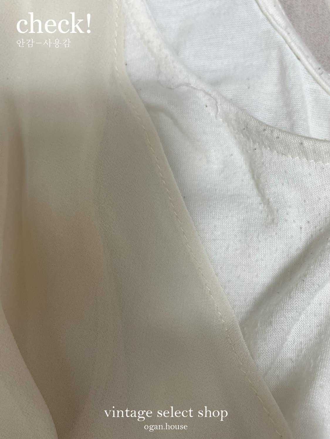 vintage lace chiffon sleeveless blouse 상품이미지8