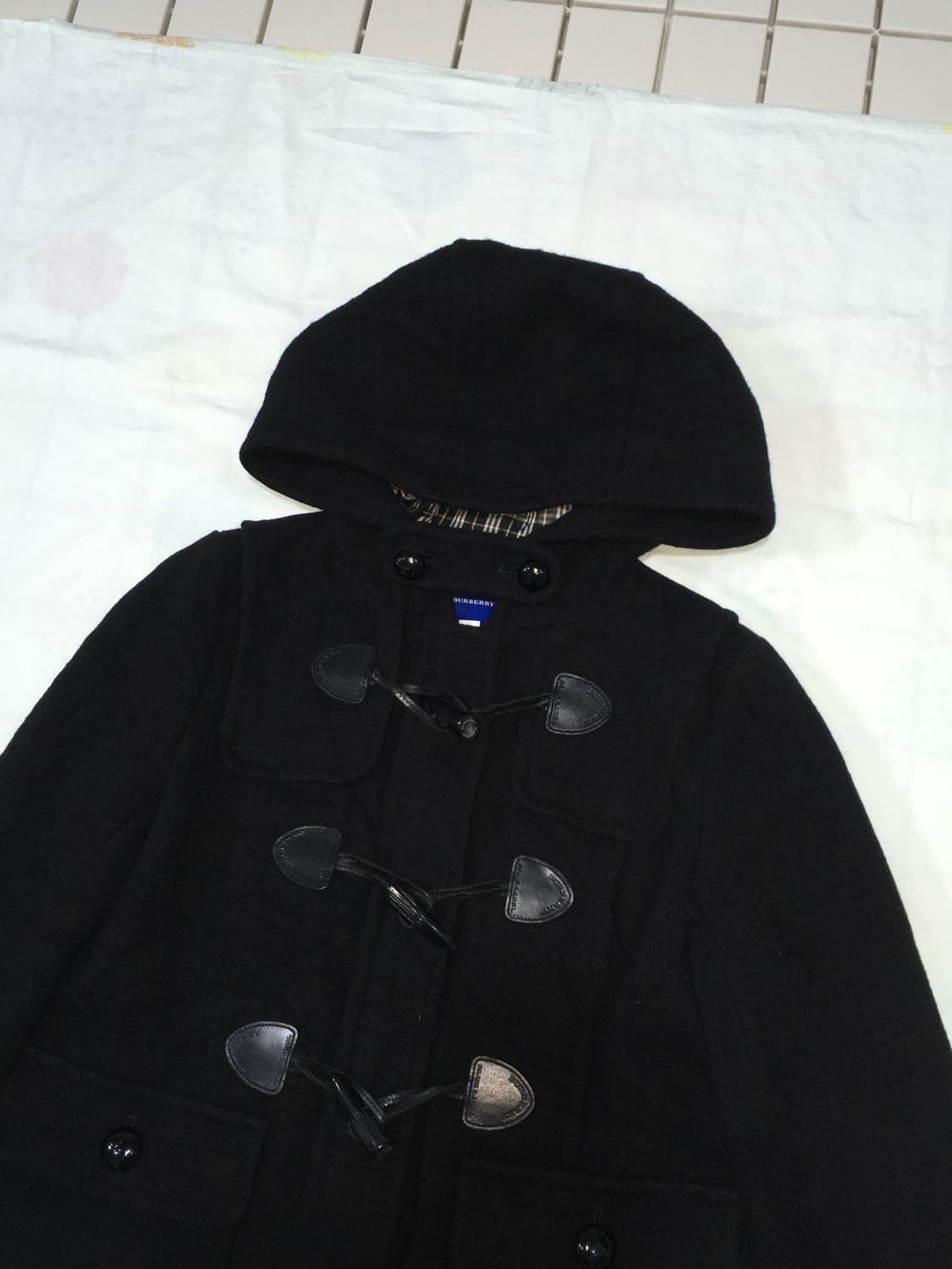 버버리 Burberry 블루라벨 블랙 떡볶이 코트 상품이미지2