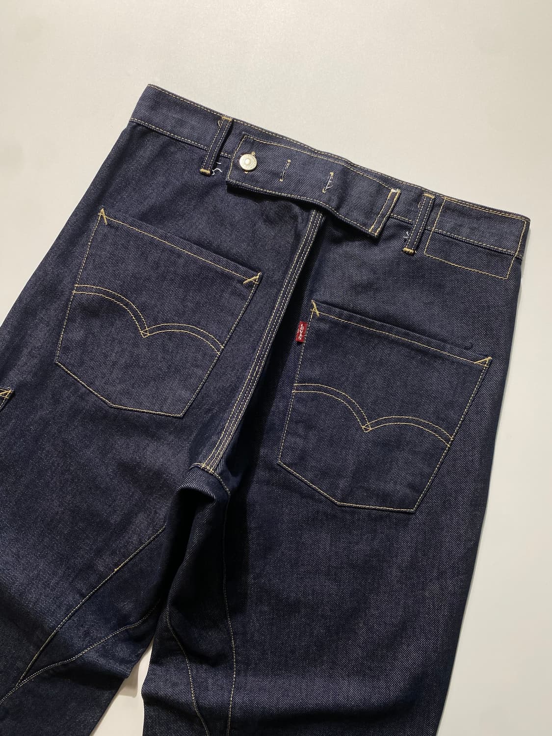 [30] 00s Levi's 리바이스 엔지니어드 신치백 데님 버뮤다팬츠 상품이미지2
