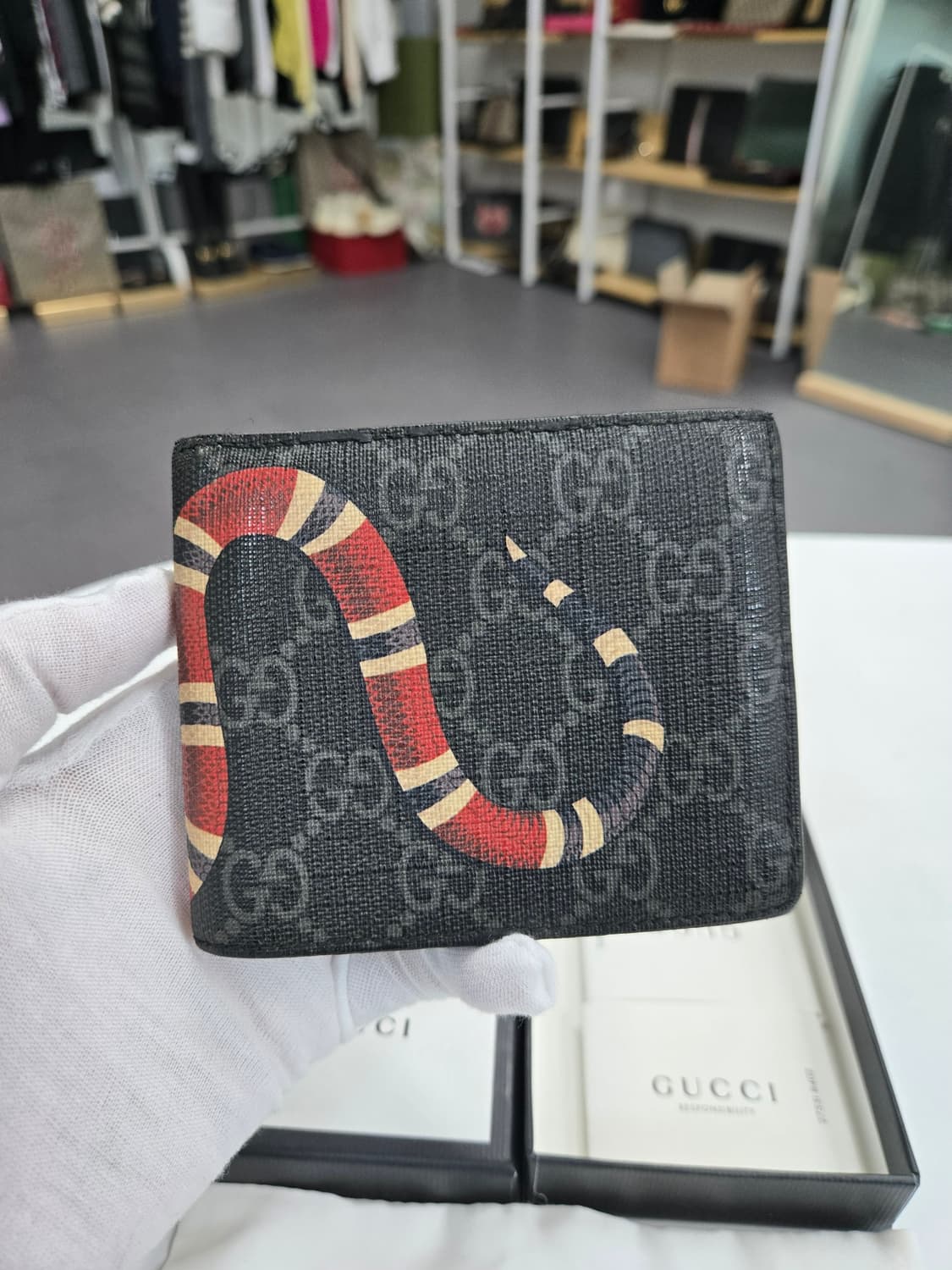 [50%세일] 구찌 킹스네이크 반지갑 상품이미지2