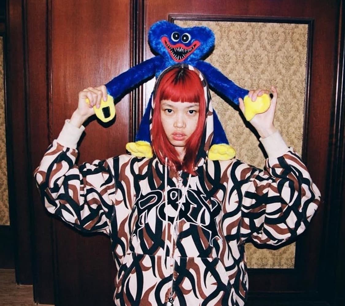 펑크앤요 punkandyo 로고 후드집업 카모 상품이미지3