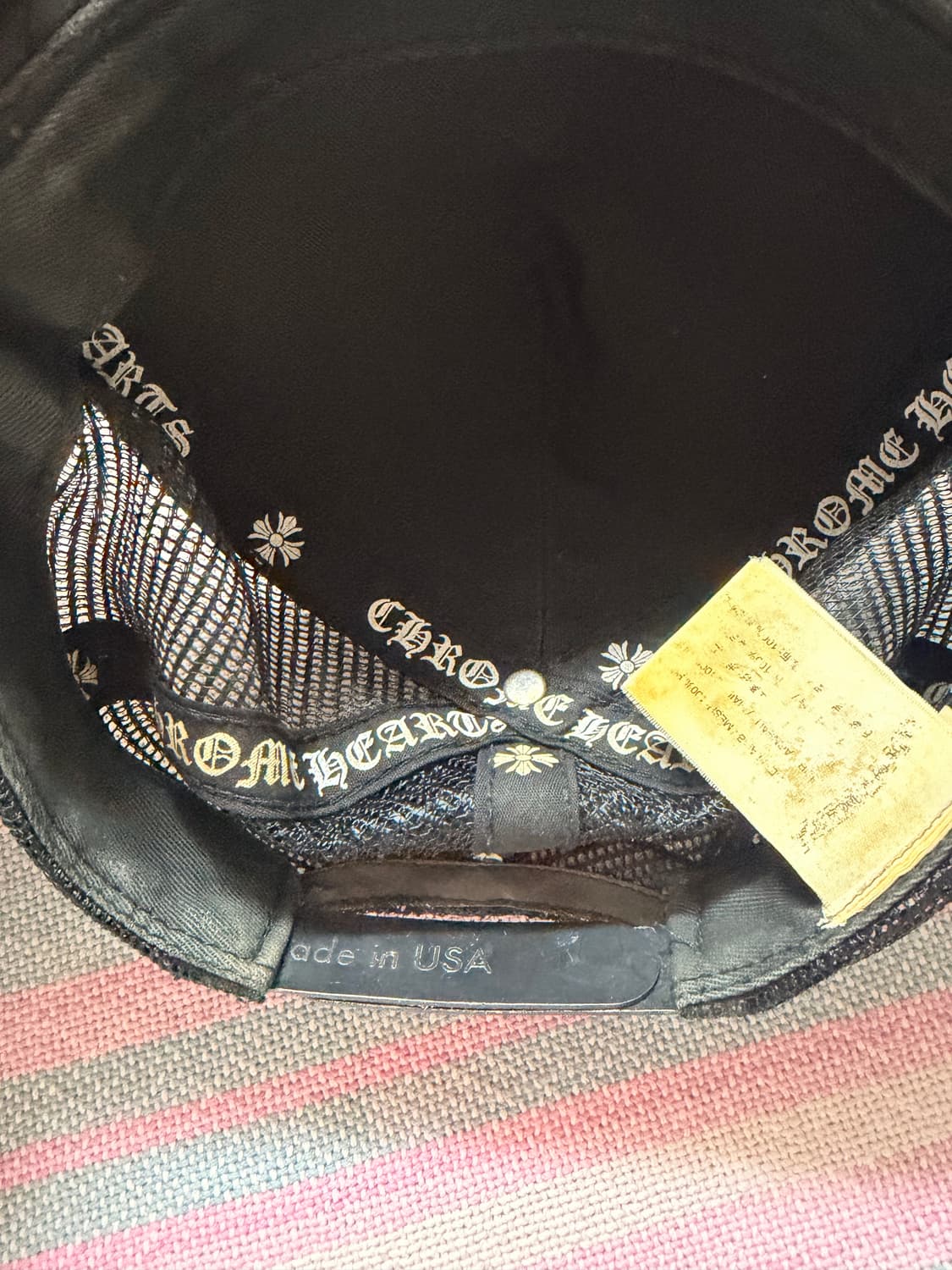 크롬하츠 플레어 참 레더 트리커 햇 상품이미지3