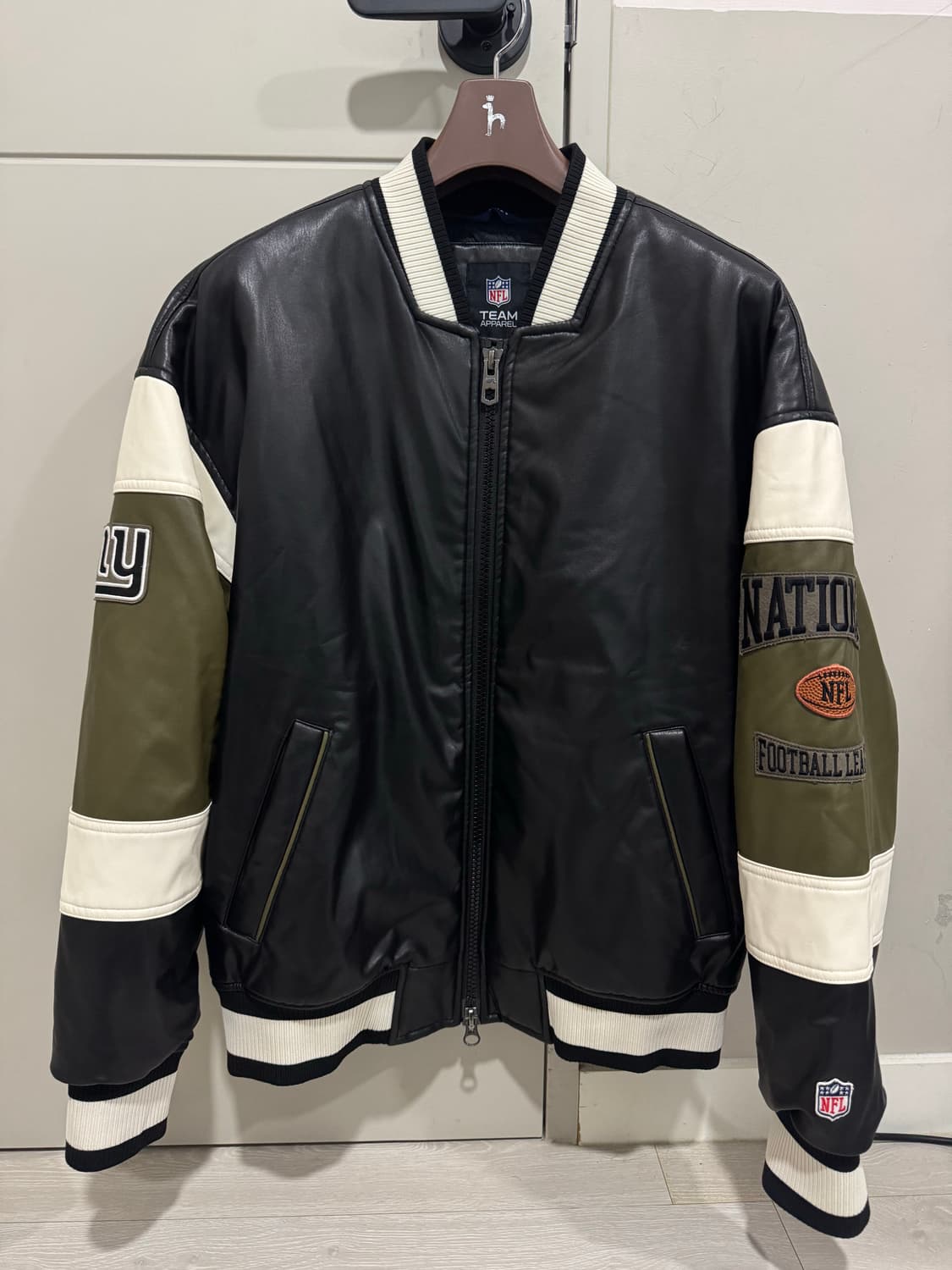 NFL 플래그 뉴욕 바시티 점퍼 자켓 L 상품이미지1