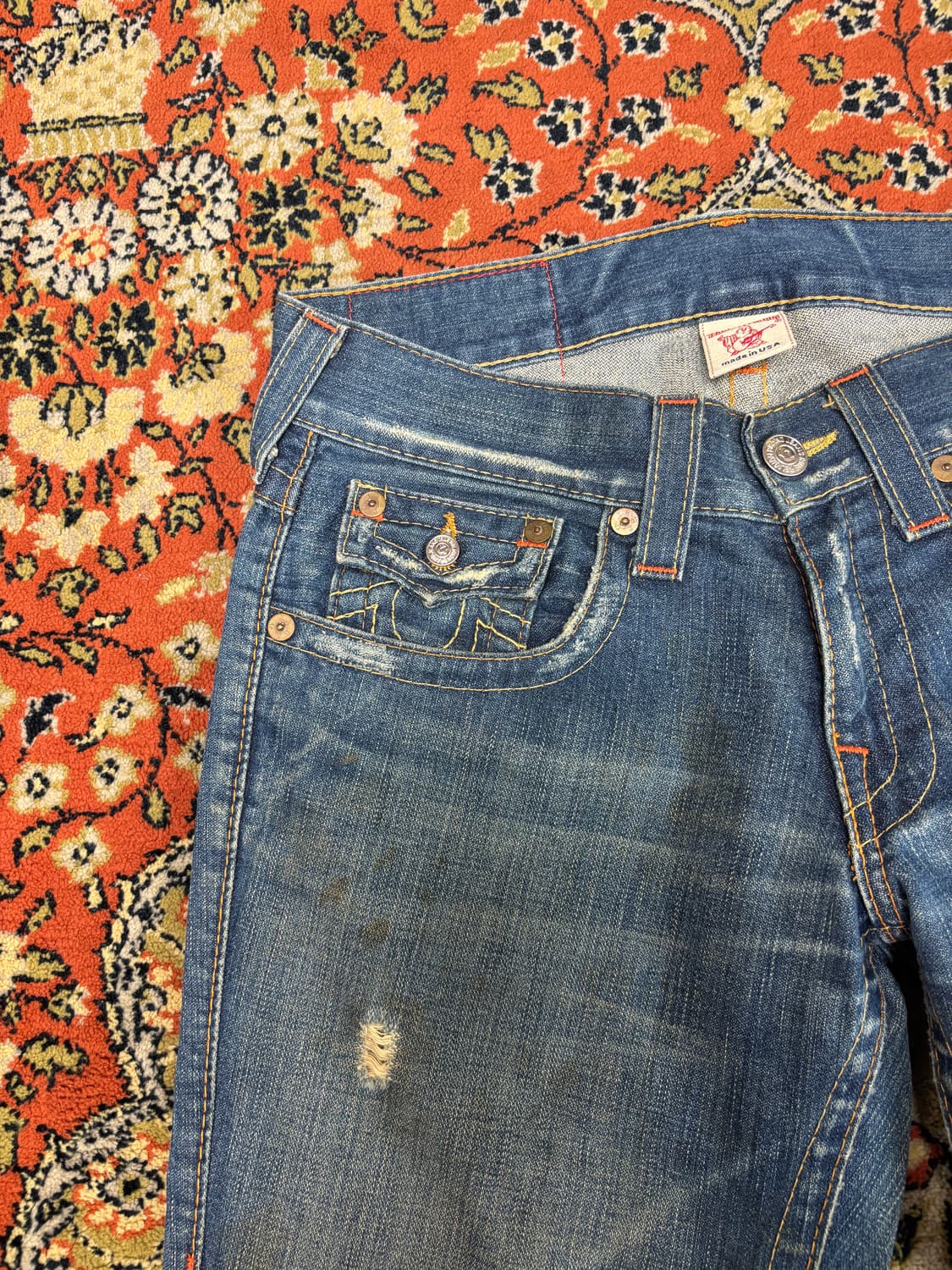 [32] 트루릴리전 joey 조이 부츠컷 빈티지 데님팬츠  상품이미지6