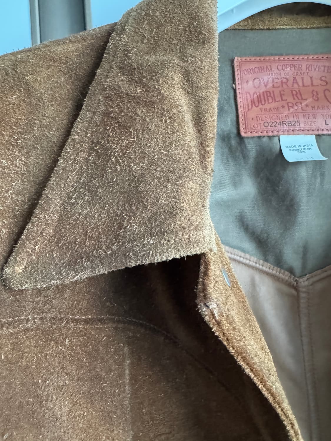 더블알엘 러프아웃 자켓 L사이즈 판매합니다. 상품이미지6