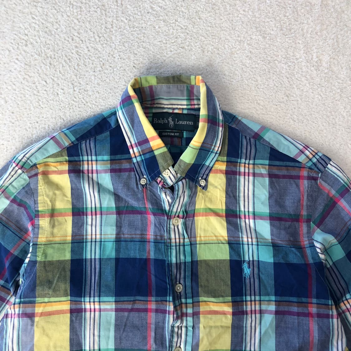 폴로랄프로렌 체크 반팔셔츠 상품이미지4