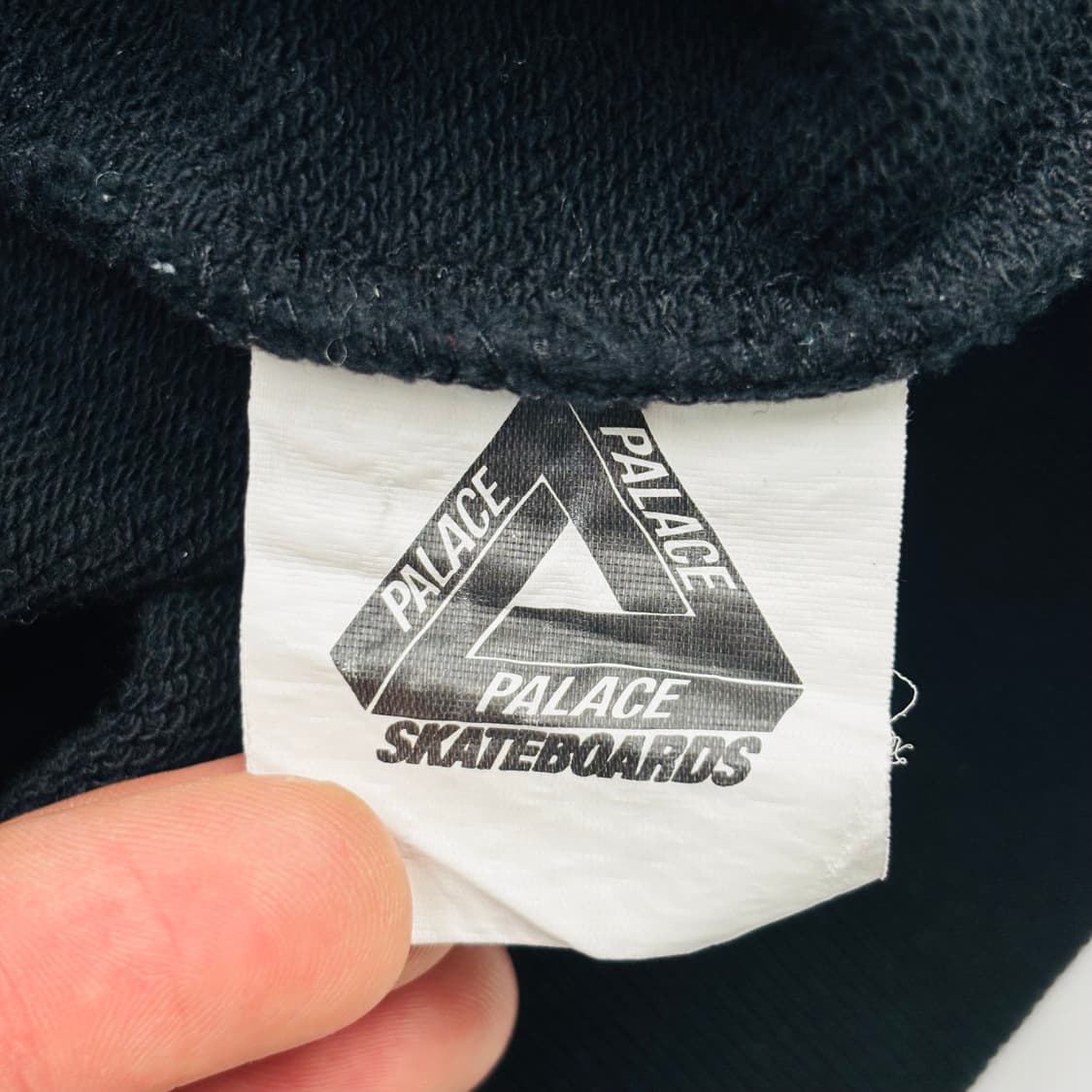 팔라스 트라이메쉬 빅 자수 로고 블랙 후드티 XL 상품이미지8